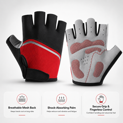 Flux Padded Cycling Gloves