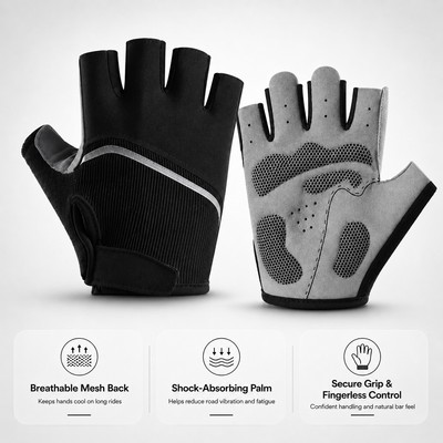 Flux Padded Cycling Gloves