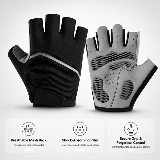 Flux Padded Cycling Gloves