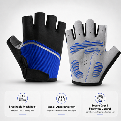 Flux Padded Cycling Gloves