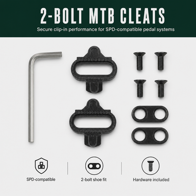 PACE 2-Bolt SPD-Compatible MTB Cleats