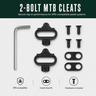 PACE 2-Bolt SPD-Compatible MTB Cleats