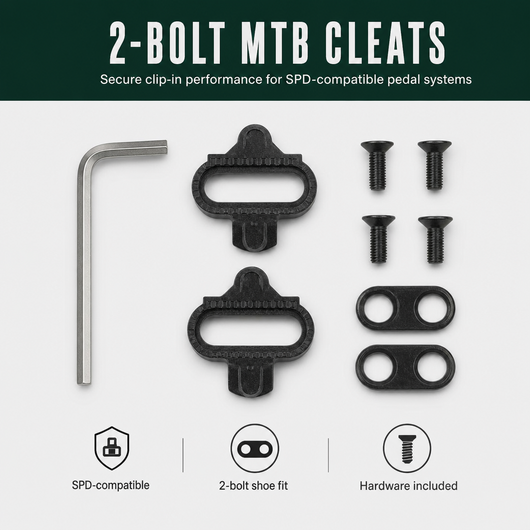 PACE 2-Bolt SPD-Compatible MTB Cleats
